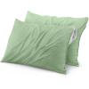 imageUtopia Bedding Waterproof Pillow Protectors Zippered 2 Pack Red Queen Size Zippered Pillowcases Bed Bug Proof Pillow Encasement Covers 20 x 28 InchesSage