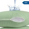 imageUtopia Bedding Waterproof Pillow Protectors Zippered 2 Pack Red Queen Size Zippered Pillowcases Bed Bug Proof Pillow Encasement Covers 20 x 28 InchesSage