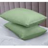 imageUtopia Bedding Waterproof Pillow Protectors Zippered 2 Pack Red Queen Size Zippered Pillowcases Bed Bug Proof Pillow Encasement Covers 20 x 28 InchesSage