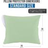 imageUtopia Bedding Waterproof Pillow Protectors Zippered 2 Pack Red Queen Size Zippered Pillowcases Bed Bug Proof Pillow Encasement Covers 20 x 28 InchesSage