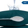 imageUtopia Bedding Waterproof Pillow Protectors Zippered 2 Pack Red Queen Size Zippered Pillowcases Bed Bug Proof Pillow Encasement Covers 20 x 28 InchesTeal