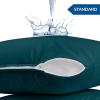 imageUtopia Bedding Waterproof Pillow Protectors Zippered 2 Pack Red Queen Size Zippered Pillowcases Bed Bug Proof Pillow Encasement Covers 20 x 28 InchesTeal