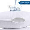 imageUtopia Bedding Waterproof Pillow Protectors Zippered 2 Pack Red Queen Size Zippered Pillowcases Bed Bug Proof Pillow Encasement Covers 20 x 28 InchesWhite