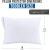 imageUtopia Bedding Waterproof Pillow Protectors Zippered 2 Pack Red Queen Size Zippered Pillowcases Bed Bug Proof Pillow Encasement Covers 20 x 28 InchesWhite