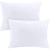 imageUtopia Bedding Waterproof Pillow Protectors Zippered 2 Pack Red Queen Size Zippered Pillowcases Bed Bug Proof Pillow Encasement Covers 20 x 28 InchesWhite