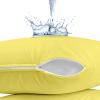 imageUtopia Bedding Waterproof Pillow Protectors Zippered 2 Pack Red Queen Size Zippered Pillowcases Bed Bug Proof Pillow Encasement Covers 20 x 28 InchesYellow