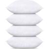 imageUtopia Bedding Throw Pillows Insert Pack of 4 White  28 x 28 Inches Bed and Couch Pillows  Indoor Decorative Pillow