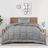 imageUtopia Bedding  Comforter Set with 1 Pillow Sham  2 Pieces Bedding Comforter Sets  Down Alternative Comforter  Soft and Comfortable  Machine Washable Arrow White Twin