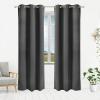 imageUtopia Bedding Blackout Curtains for Bedroom Grommet Window Curtains 84 Inch Length 2 Panels Thermal Insulated Drapes for Living Room Grey 52W x 84L InchesGrey