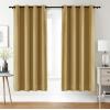 imageUtopia Bedding Blackout Curtains for Bedroom Grommet Window Curtains 84 Inch Length 2 Panels Thermal Insulated Drapes for Living Room Grey 52W x 84L InchesBiscotti Beige