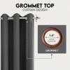 imageUtopia Bedding Blackout Curtains for Bedroom Grommet Window Curtains 84 Inch Length 2 Panels Thermal Insulated Drapes for Living Room Grey 52W x 84L InchesGrey