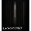 imageUtopia Bedding Blackout Curtains for Bedroom Grommet Window Curtains 84 Inch Length 2 Panels Thermal Insulated Drapes for Living Room Grey 52W x 84L InchesBlack