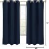 imageUtopia Bedding Blackout Curtains for Bedroom Grommet Window Curtains 84 Inch Length 2 Panels Thermal Insulated Drapes for Living Room Grey 52W x 84L InchesNavy