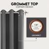 imageUtopia Bedding Blackout Curtains for Bedroom Grommet Window Curtains 84 Inch Length 2 Panels Thermal Insulated Drapes for Living Room Grey 52W x 84L InchesGrey