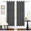 imageUtopia Bedding Blackout Curtains for Bedroom Grommet Window Curtains 84 Inch Length 2 Panels Thermal Insulated Drapes for Living Room Grey 52W x 84L InchesGrey
