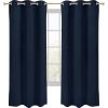 imageUtopia Bedding Blackout Curtains for Bedroom Grommet Window Curtains 84 Inch Length 2 Panels Thermal Insulated Drapes for Living Room Grey 52W x 84L InchesNavy