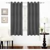 imageUtopia Bedding Blackout Curtains for Bedroom Grommet Window Curtains 84 Inch Length 2 Panels Thermal Insulated Drapes for Living Room Grey 52W x 84L InchesGrey