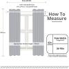 imageUtopia Bedding Blackout Curtains for Bedroom Grommet Window Curtains 84 Inch Length 2 Panels Thermal Insulated Drapes for Living Room Grey 52W x 84L InchesBlack