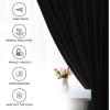 imageUtopia Bedding Blackout Curtains for Bedroom Grommet Window Curtains 84 Inch Length 2 Panels Thermal Insulated Drapes for Living Room Grey 52W x 84L InchesBlack