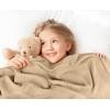 imageUtopia Bedding Cotton King Cooling Blanket Tan 90x108 Inches Thermal Blanket for Bed  350 GSM Soft Breathable Blanket Pack of 6