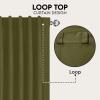 imageUtopia Bedding Curtain for Bedroom  Rod Pocket Window Curtains 63 Inch Length 2 Panels  Thermal Curtains ampamp Drapes for Living Room Bedroom 52W x 63L Inches Biscotti BeigeOlive