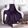 imageUtopia Bedding Sherpa Bed Blanket Twin Size Plum 480GSM 90x66 Inches Soft Reversible Blanket Bulk Pack of 9