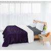 imageUtopia Bedding Sherpa Bed Blanket Twin Size Plum 480GSM 90x66 Inches Soft Reversible Blanket Bulk Pack of 9