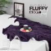 imageUtopia Bedding Sherpa Bed Blanket Twin Size Plum 480GSM 90x66 Inches Soft Reversible Blanket Bulk Pack of 9