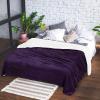 imageUtopia Bedding Sherpa Bed Blanket Twin Size Plum 480GSM 90x66 Inches Soft Reversible Blanket Bulk Pack of 9
