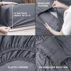 imageUtopia Bedding Twin Bed Sheets Set  Pack of 2  Brushed Microfiber  Shrinkage and Fade Resistant  Easy Care Grey