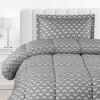 imageUtopia Bedding  Comforter Set with 1 Pillow Sham  2 Pieces Bedding Comforter Sets  Down Alternative Comforter  Soft and Comfortable  Machine Washable Arrow White Twin