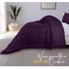 imageUtopia Bedding King Comforter Set  3 Piece Grey Comforters King Size Bed Set  Down Alternative Duvet Insert Includes 1 All Season Comforter 90 x 102 in and 2 Pillow Shams 20 x 36 inPlum