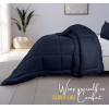 imageUtopia Bedding King Comforter Set  3 Piece Grey Comforters King Size Bed Set  Down Alternative Duvet Insert Includes 1 All Season Comforter 90 x 102 in and 2 Pillow Shams 20 x 36 inNavy
