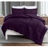 imageUtopia Bedding King Comforter Set  3 Piece Grey Comforters King Size Bed Set  Down Alternative Duvet Insert Includes 1 All Season Comforter 90 x 102 in and 2 Pillow Shams 20 x 36 inPlum