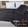 imageUtopia Bedding King Comforter Set  3 Piece Grey Comforters King Size Bed Set  Down Alternative Duvet Insert Includes 1 All Season Comforter 90 x 102 in and 2 Pillow Shams 20 x 36 inGrey
