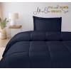 imageUtopia Bedding King Comforter Set  3 Piece Grey Comforters King Size Bed Set  Down Alternative Duvet Insert Includes 1 All Season Comforter 90 x 102 in and 2 Pillow Shams 20 x 36 inNavy