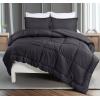 imageUtopia Bedding King Comforter Set  3 Piece Grey Comforters King Size Bed Set  Down Alternative Duvet Insert Includes 1 All Season Comforter 90 x 102 in and 2 Pillow Shams 20 x 36 inGrey