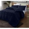 imageUtopia Bedding King Comforter Set  3 Piece Grey Comforters King Size Bed Set  Down Alternative Duvet Insert Includes 1 All Season Comforter 90 x 102 in and 2 Pillow Shams 20 x 36 inNavy