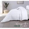 imageUtopia Bedding King Comforter Set  3 Piece Grey Comforters King Size Bed Set  Down Alternative Duvet Insert Includes 1 All Season Comforter 90 x 102 in and 2 Pillow Shams 20 x 36 inWhite