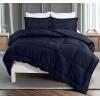 imageUtopia Bedding King Comforter Set  3 Piece Grey Comforters King Size Bed Set  Down Alternative Duvet Insert Includes 1 All Season Comforter 90 x 102 in and 2 Pillow Shams 20 x 36 inNavy