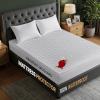 imageUtopia Bedding Waterproof Mattress Protector Twin Size Gray Premium 3D Air Soft Fabric Mattress Cover Fits 15 Inches Deep Breathable Fitted Style with Stretchable PocketsWhite