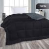 imageUtopia Bedding All Season Down Alternative Quilted King Comforter Duvet Insert with Corner Tabs Machine Washable Bed Comforter BurgundyRedBlackGrey