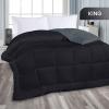 imageUtopia Bedding All Season Down Alternative Quilted King Comforter Duvet Insert with Corner Tabs Machine Washable Bed Comforter BurgundyRedBlackGrey