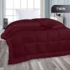 imageUtopia Bedding All Season Down Alternative Quilted King Comforter Duvet Insert with Corner Tabs Machine Washable Bed Comforter BurgundyRedBurgundy