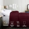 imageUtopia Bedding All Season Down Alternative Quilted King Comforter Duvet Insert with Corner Tabs Machine Washable Bed Comforter BurgundyRedBurgundy
