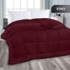 imageUtopia Bedding All Season Down Alternative Quilted King Comforter Duvet Insert with Corner Tabs Machine Washable Bed Comforter BurgundyRedBurgundy