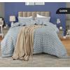 imageUtopia Bedding Queen Comforter Set Grey Printed Comforters Queen Size 3 Piece Lightweight All Season Down Alternative Bedding Set with 1 Comforter 88 x 88 in and 2 Pillow Shams 20 x 26 inArrow White