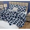 imageUtopia Bedding Queen Comforter Set Grey Printed Comforters Queen Size 3 Piece Lightweight All Season Down Alternative Bedding Set with 1 Comforter 88 x 88 in and 2 Pillow Shams 20 x 26 inQuatrefoil Navy