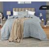 imageUtopia Bedding Queen Comforter Set Grey Printed Comforters Queen Size 3 Piece Lightweight All Season Down Alternative Bedding Set with 1 Comforter 88 x 88 in and 2 Pillow Shams 20 x 26 inArrow White