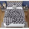 imageUtopia Bedding Queen Comforter Set Grey Printed Comforters Queen Size 3 Piece Lightweight All Season Down Alternative Bedding Set with 1 Comforter 88 x 88 in and 2 Pillow Shams 20 x 26 inQuatrefoil Gray